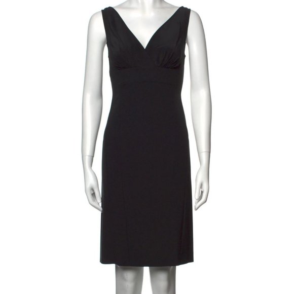 Narciso Rodriguez Black Mini Dress Sleeveless - Picture 1 of 10